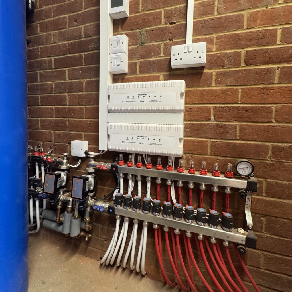 underfloor heating controls in home in suffolk