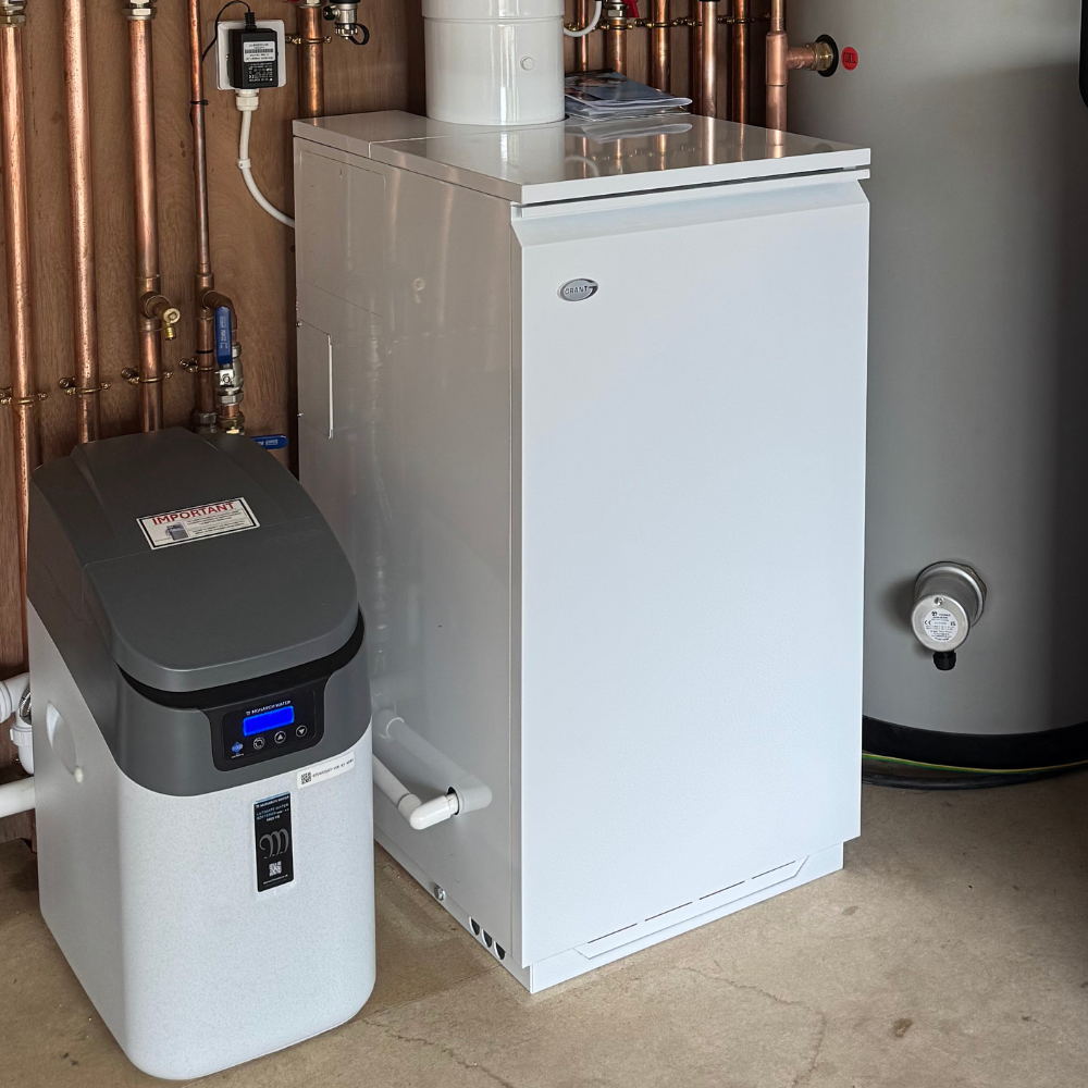 grant oil boiler installation in house in ipswich suffolk